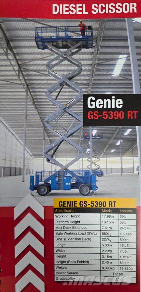 Genie GS 5390 RT Žirkliniai keltuvai