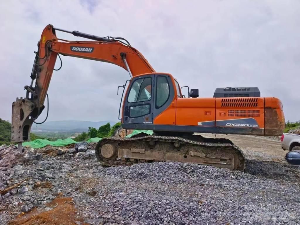 Doosan DX 340 Vikšriniai ekskavatoriai