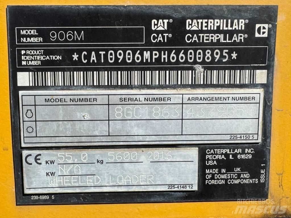 CAT 906 M Naudoti ratiniai krautuvai