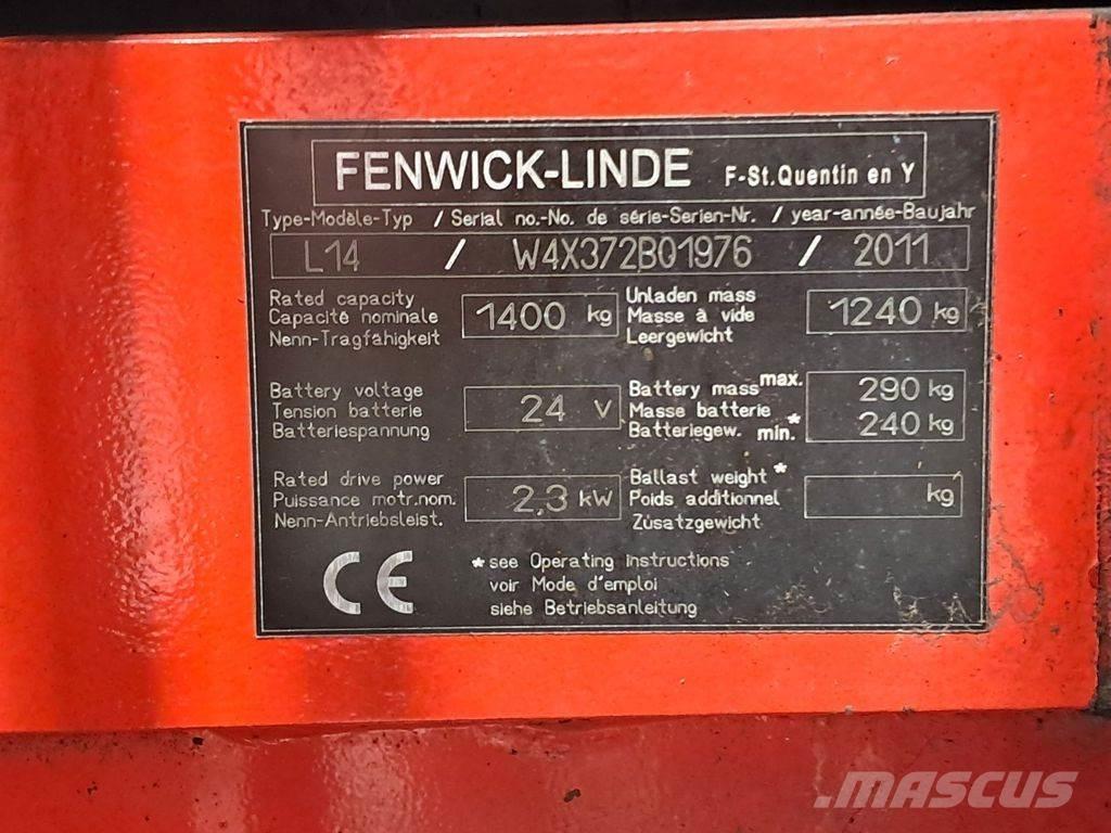 Linde L14 Rankiniai vėžimėliai