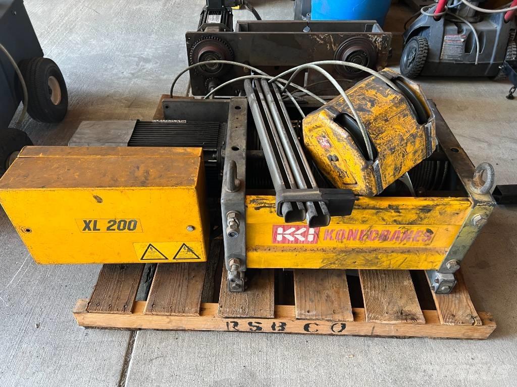 Konecranes XL 200 Pakabinami ir ožiniai kranai
