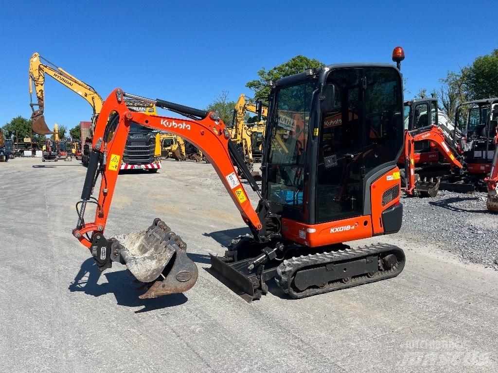 Kubota KX 018-4 Mini ekskavatoriai < 7 t