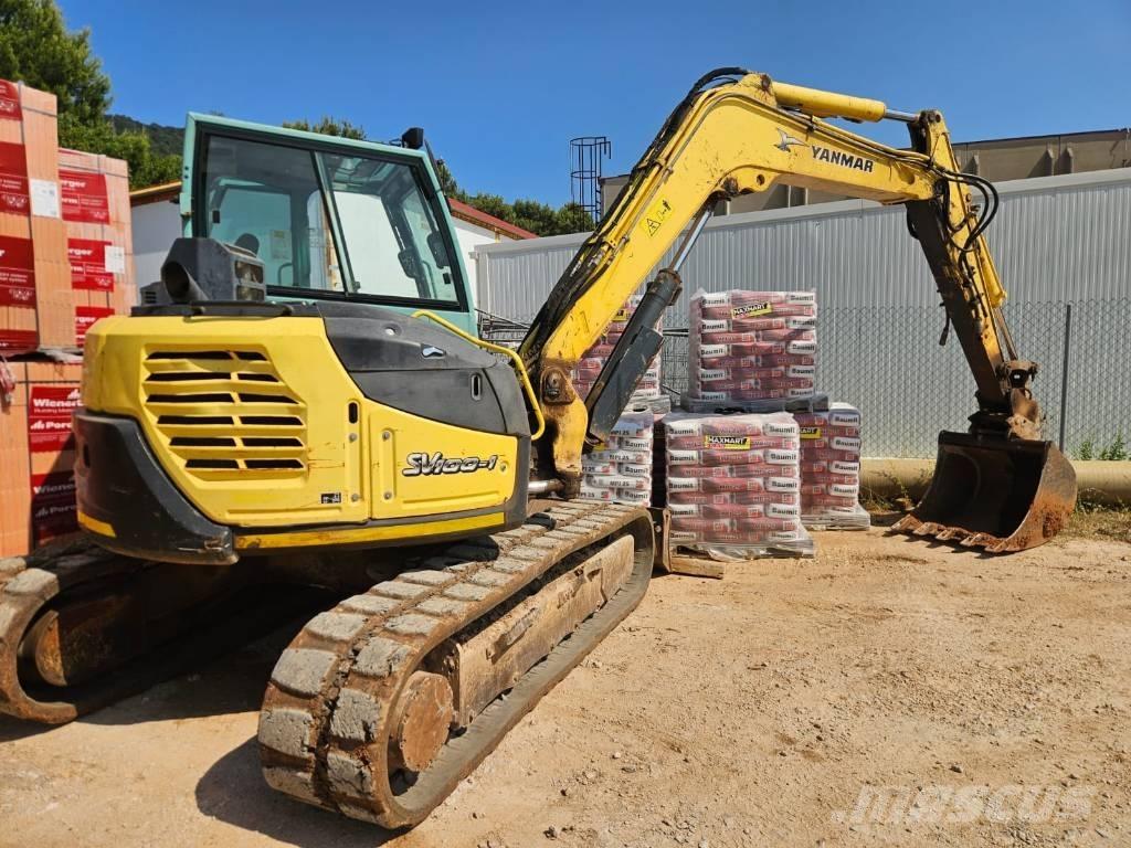 Yanmar SV 100-1 Vidutinės galios ekskavatoriai 7-12 t
