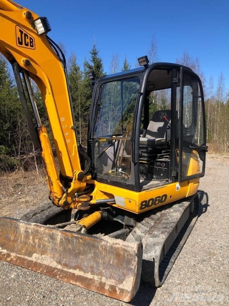 JCB 8060 Mini ekskavatoriai < 7 t