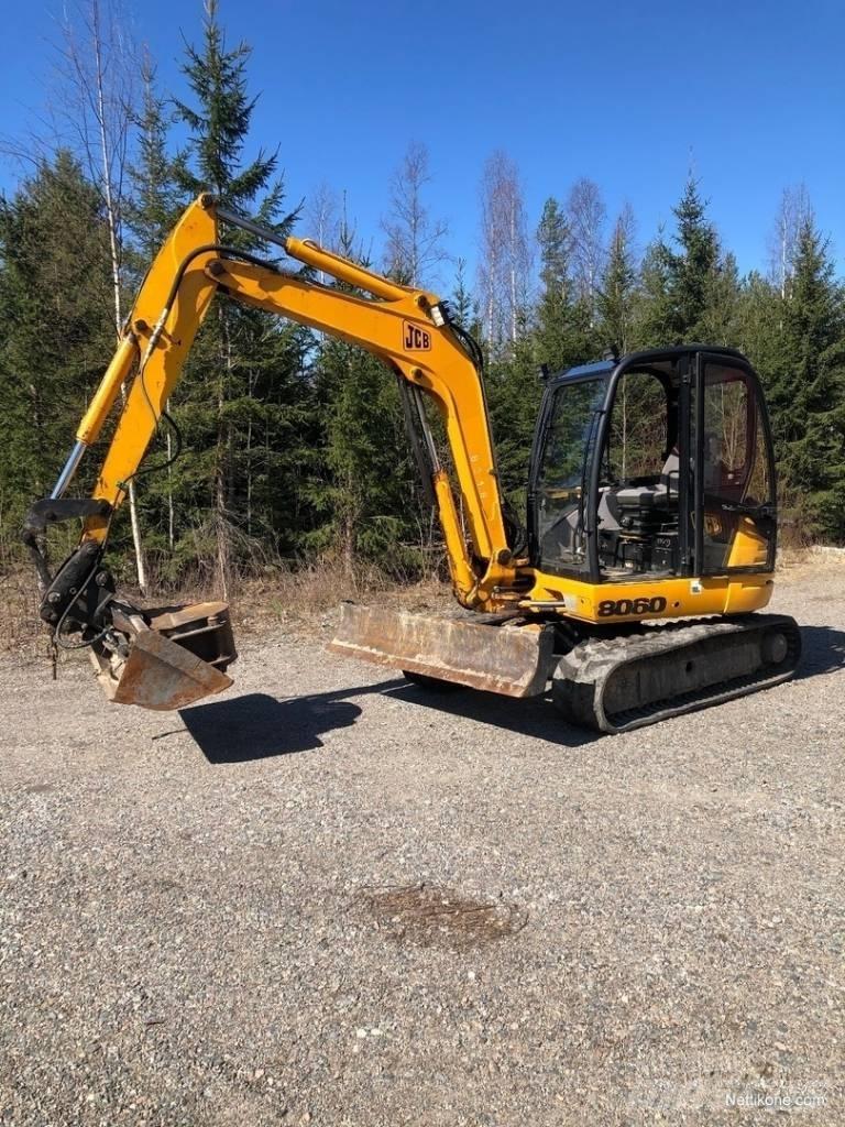 JCB 8060 Mini ekskavatoriai < 7 t