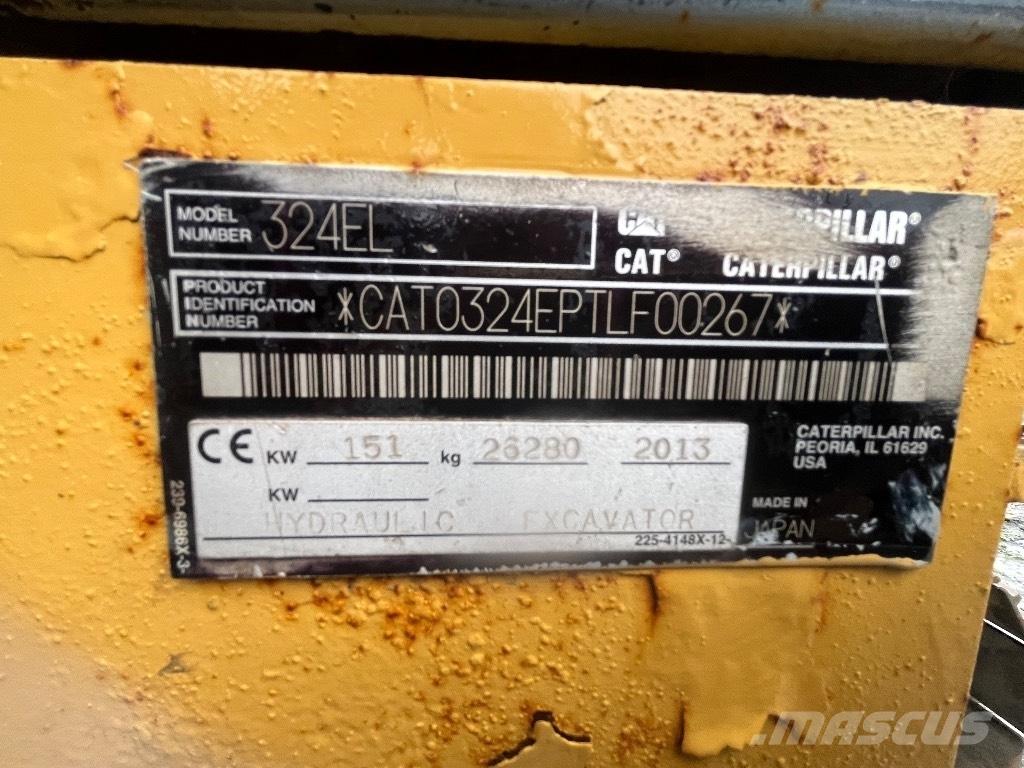 CAT 324 E Vikšriniai ekskavatoriai