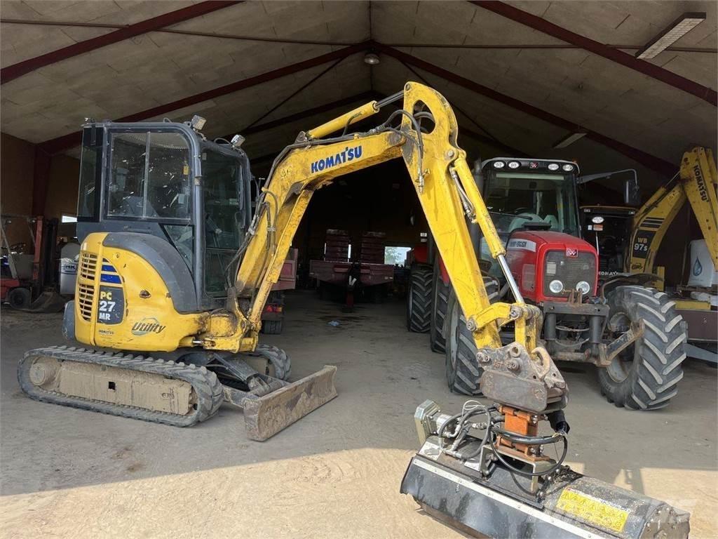 Komatsu PC27MR-2 Ratiniai ekskavatoriai