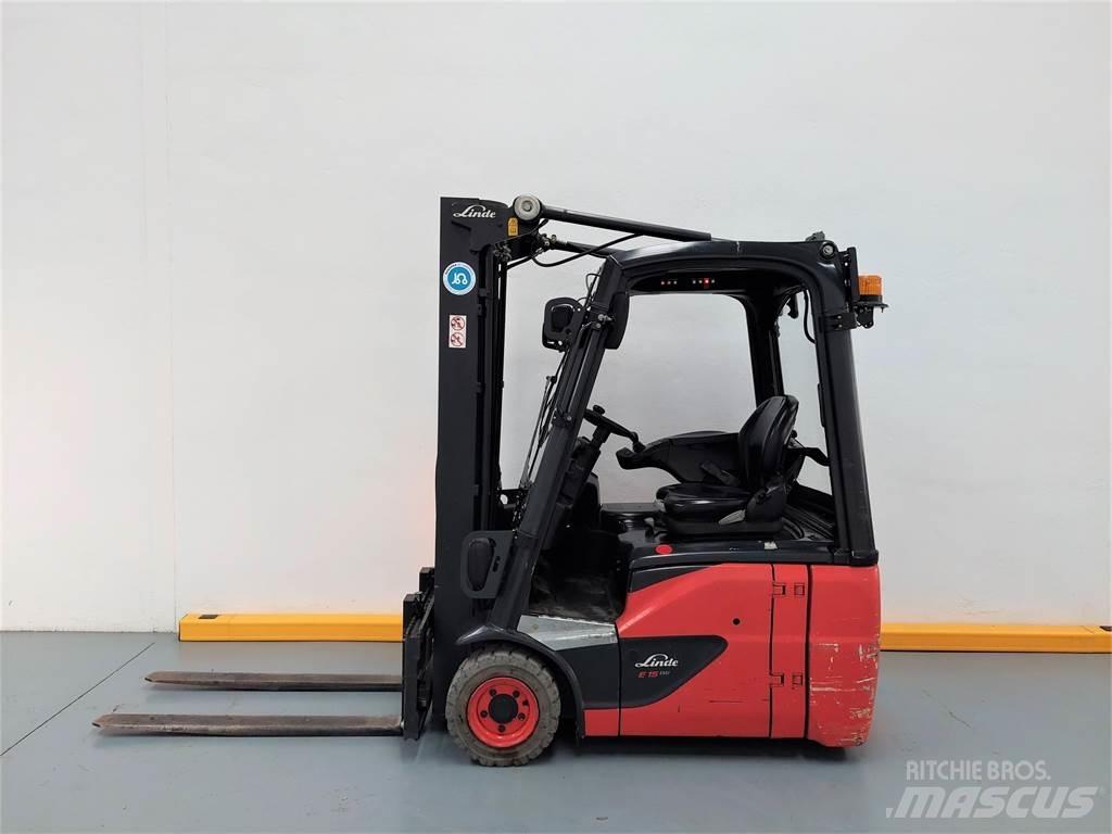Linde E15 EVO Elektriniai šakiniai krautuvai