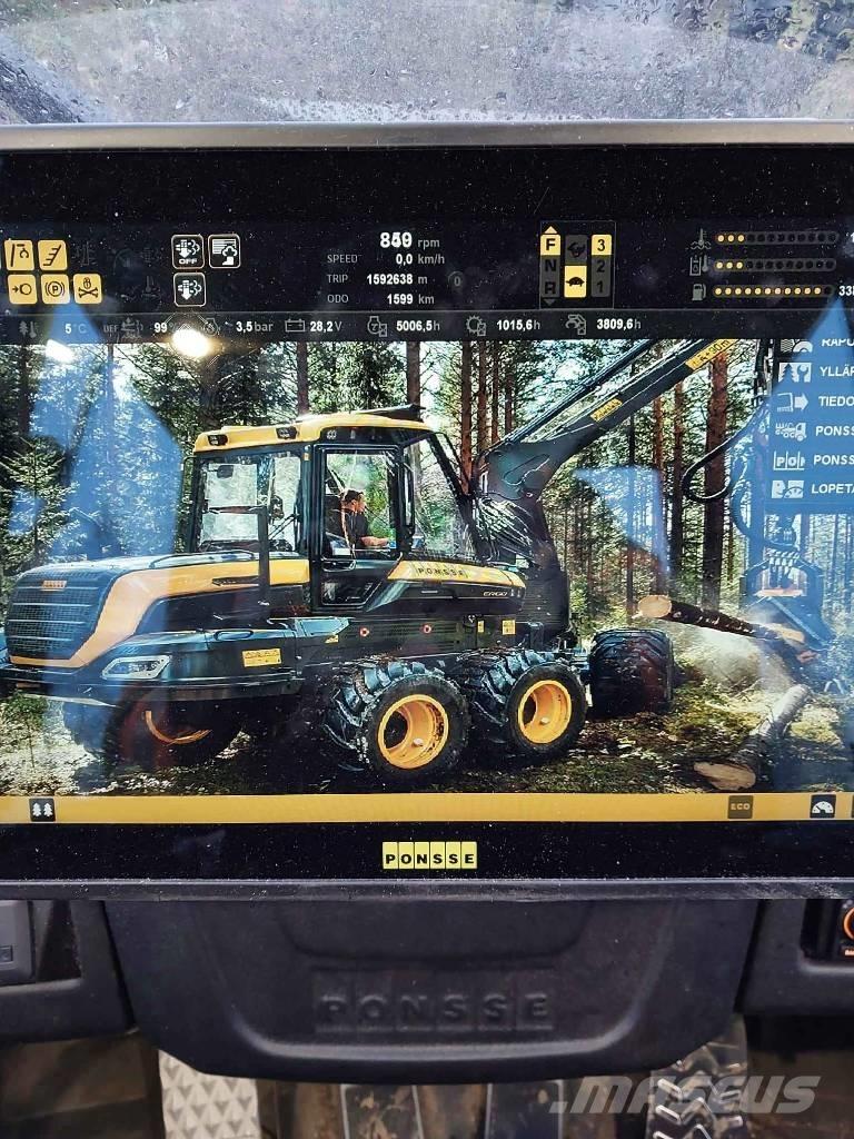 Ponsse Ergo 8W Miško technika (Harvesteriai)