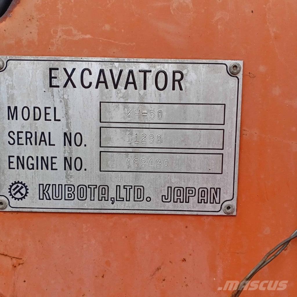 Kubota KH 50 Mini ekskavatoriai < 7 t