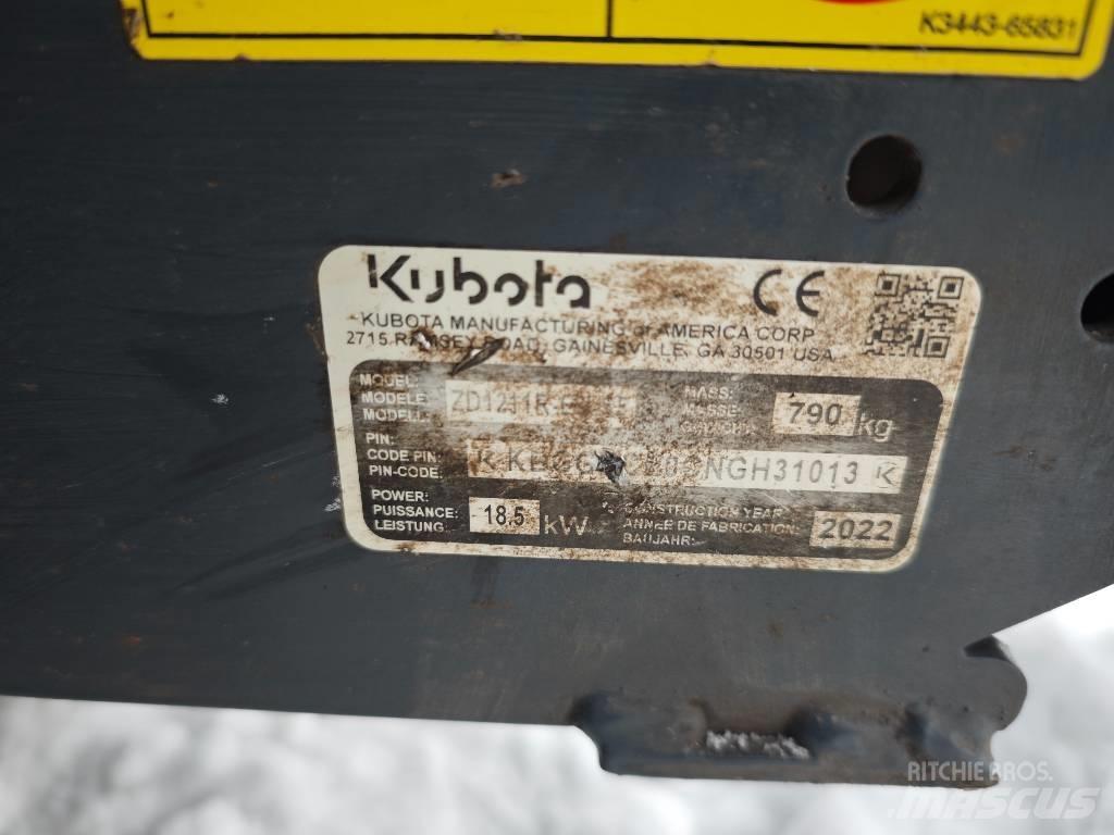 Kubota ZD 1211 Sodo traktoriukai-vejapjovės
