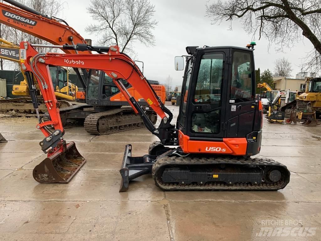 Kubota U50-5 Mini ekskavatoriai < 7 t