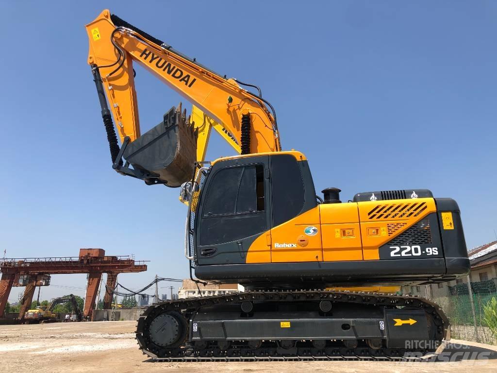 Hyundai R220-9s Vikšriniai ekskavatoriai