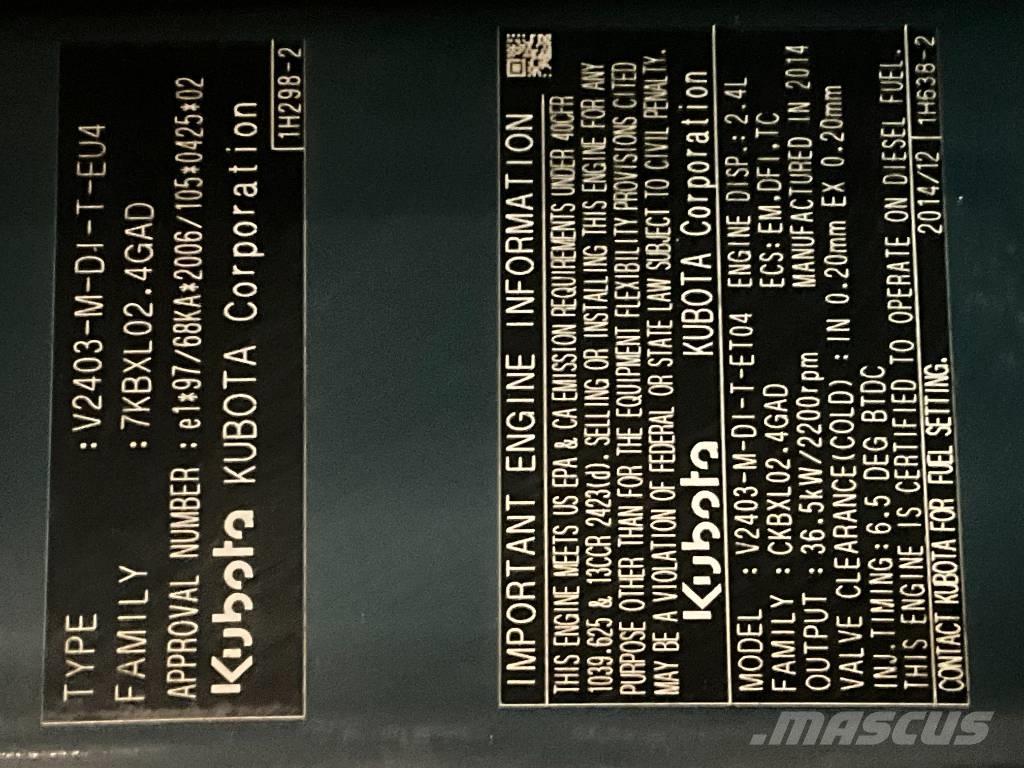Bobcat E 50 EM Mini ekskavatoriai < 7 t