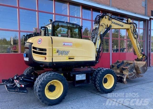 Yanmar B95W Ratiniai ekskavatoriai
