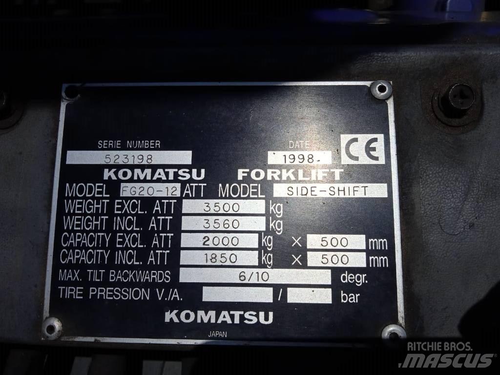 Komatsu FG20-12 LPG (dujiniai) krautuvai