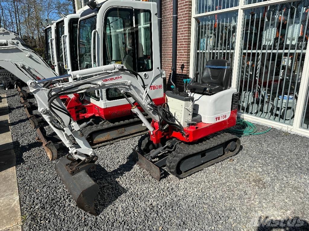 Takeuchi TB 108 Mini ekskavatoriai < 7 t