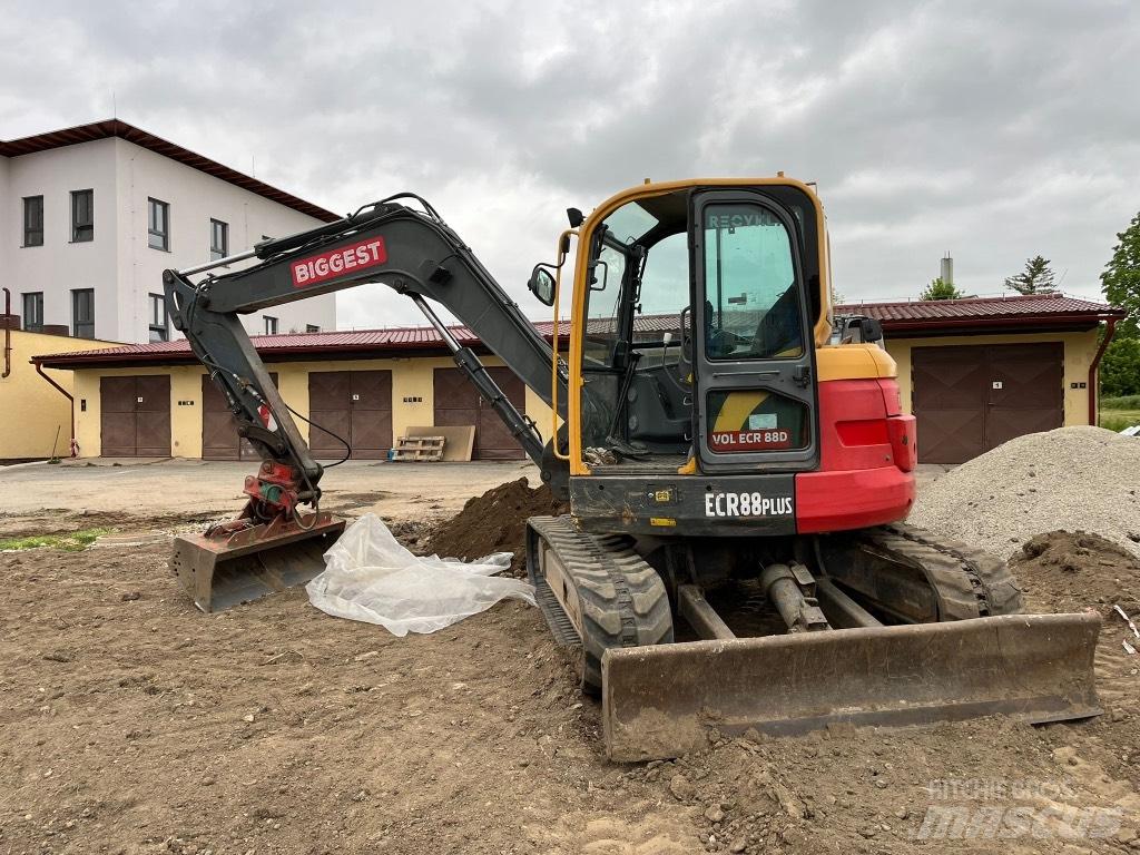 Volvo ECR 88 PLUS Vidutinės galios ekskavatoriai 7-12 t