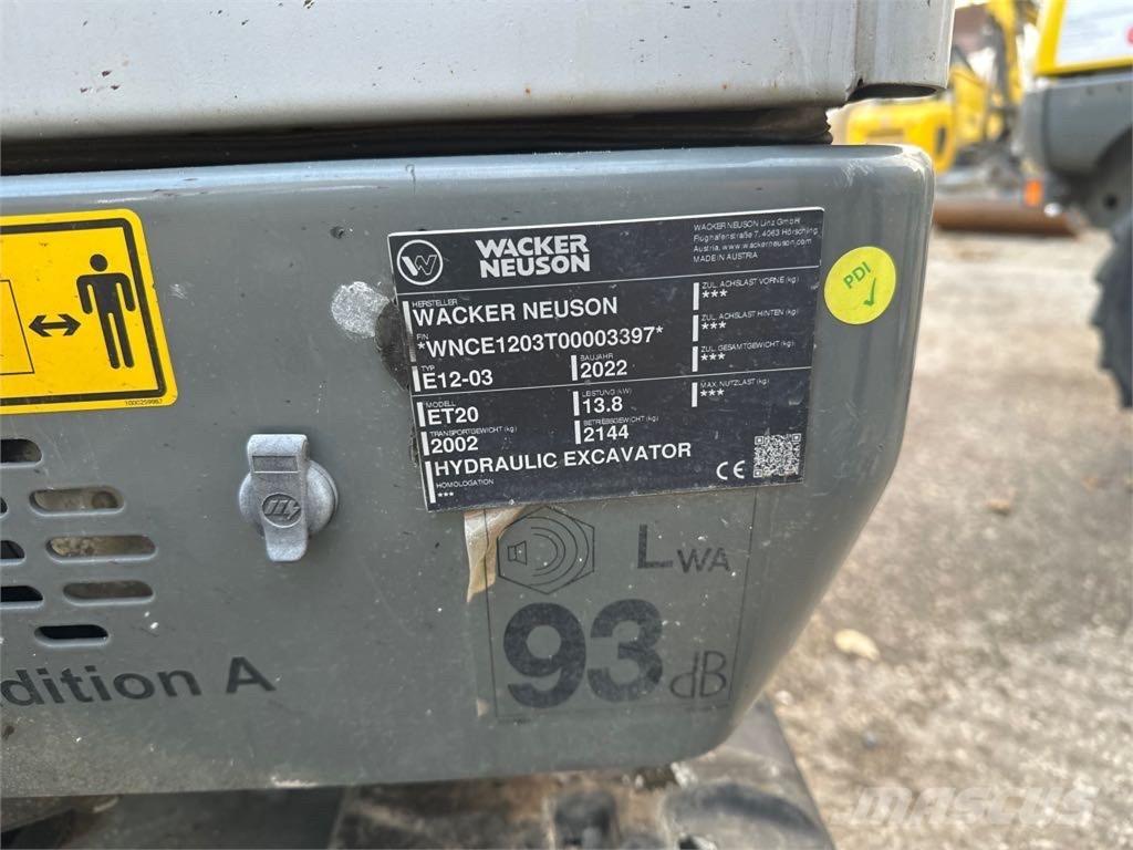 Wacker Neuson ET20 Vikšriniai ekskavatoriai
