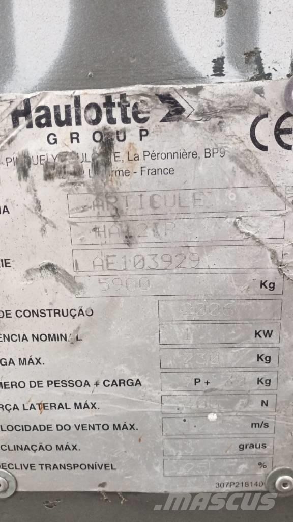 Haulotte HA 12 IP Alkūniniai keltuvai