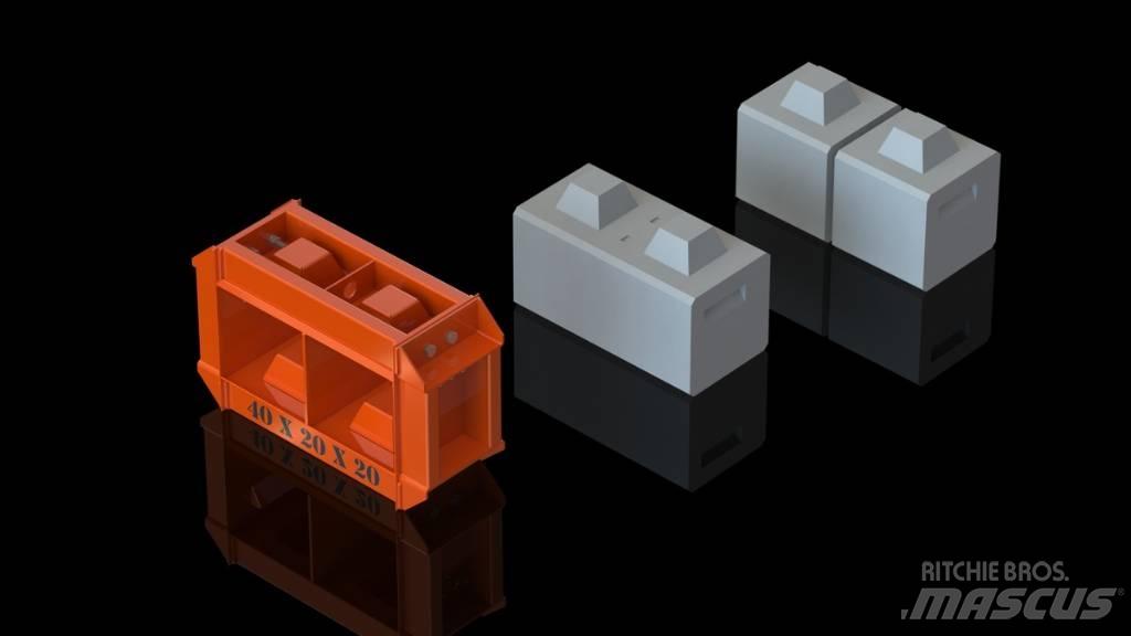  3A Block 180x60x60 Betono klojimo technika