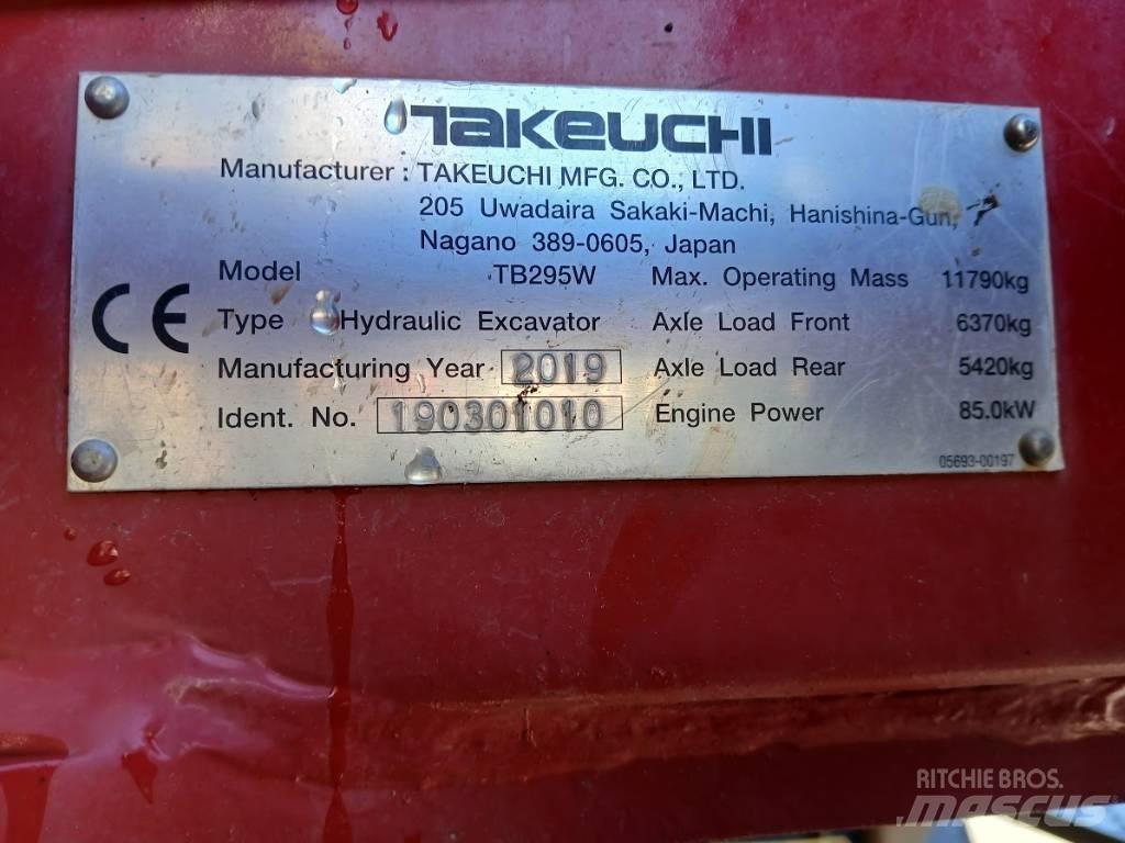 Takeuchi TB 295 W Ratiniai ekskavatoriai