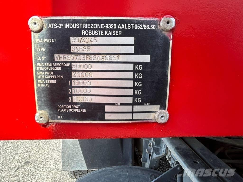 Kaiser SSB35 Žemo iškrovimo puspriekabės