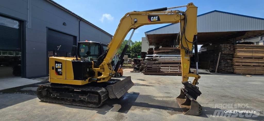 CAT 308 CR Vidutinės galios ekskavatoriai 7-12 t