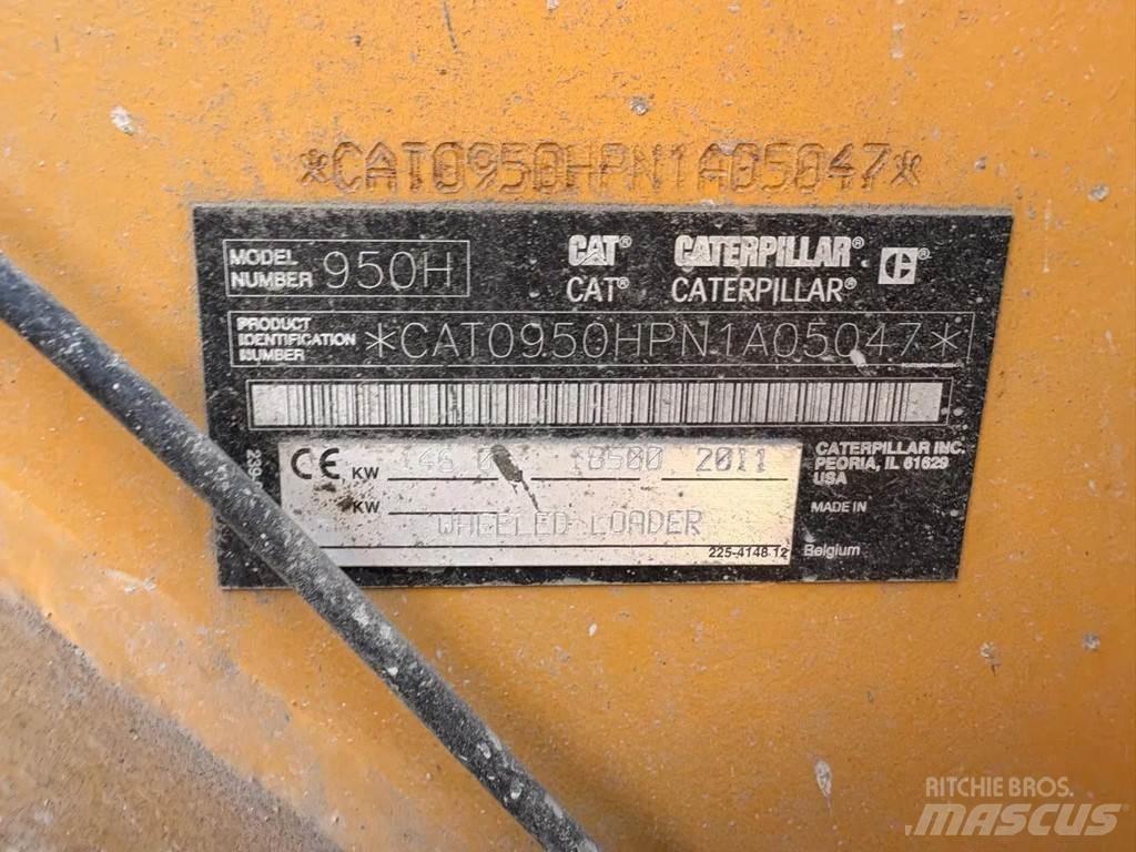CAT 950H Naudoti ratiniai krautuvai