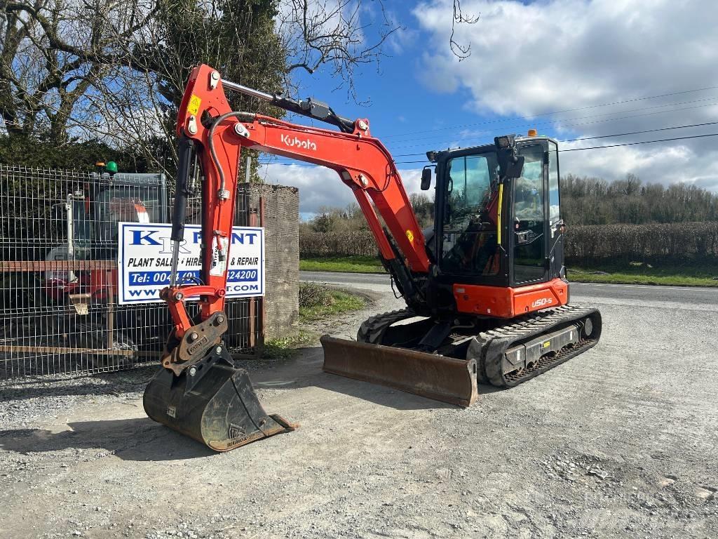 Kubota U50-5 Vidutinės galios ekskavatoriai 7-12 t