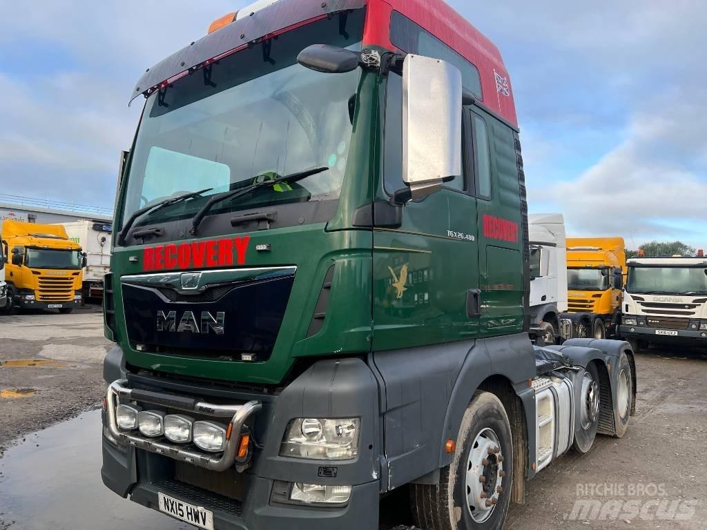 MAN TGX 26.480 Naudoti vilkikai