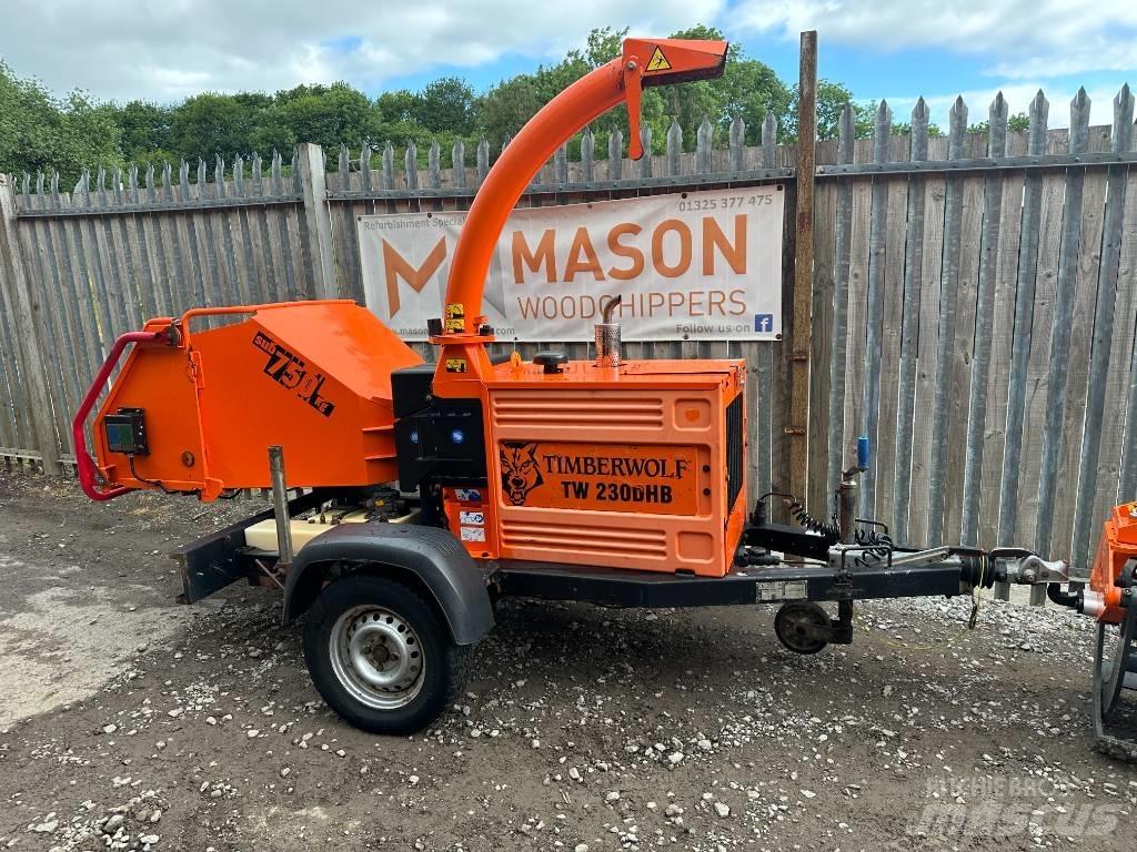 Timberwolf TW230/DHB Medienos smulkintuvai