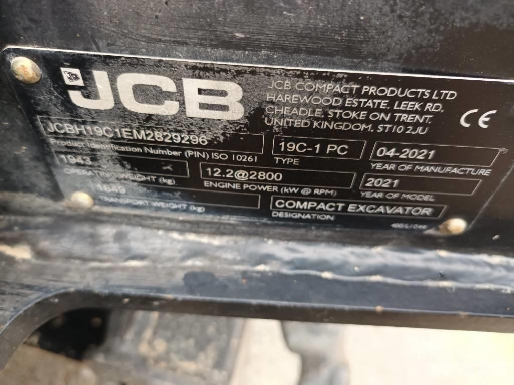 JCB 19 C-1 Mini ekskavatoriai < 7 t