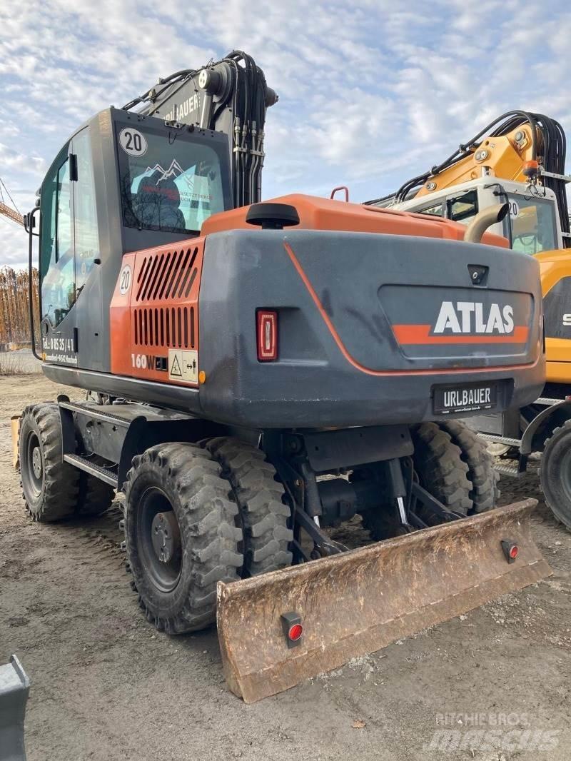 Atlas 160W Ratiniai ekskavatoriai