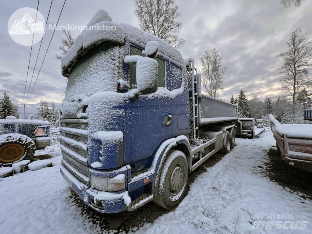 Scania R 124 GB 470 Sunkvežimiai su keliamuoju kabliu