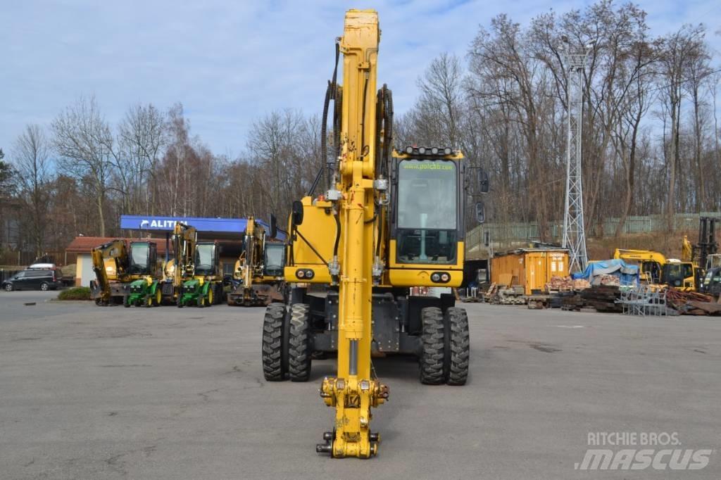 Komatsu PW 180-10 Ratiniai ekskavatoriai