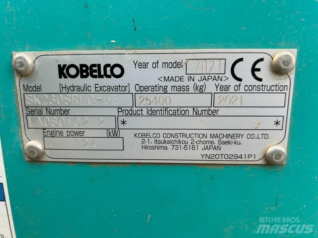 Kobelco SK 230 NLC-5 Vikšriniai ekskavatoriai