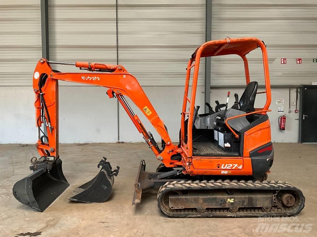 Kubota U 27-4 Mini ekskavatoriai < 7 t