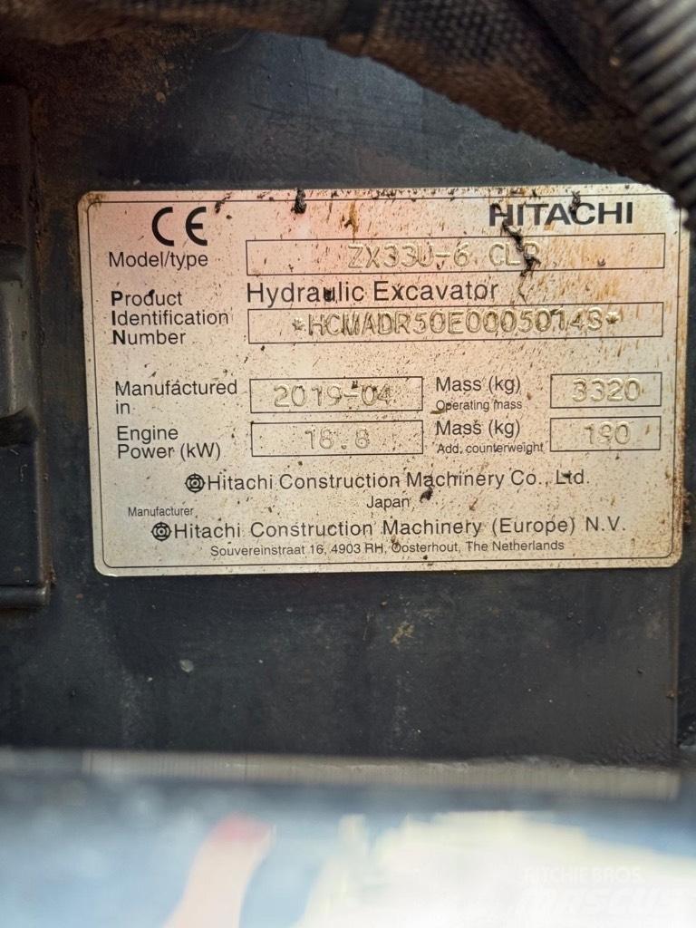 Hitachi ZX 33 U-6 Mini ekskavatoriai < 7 t