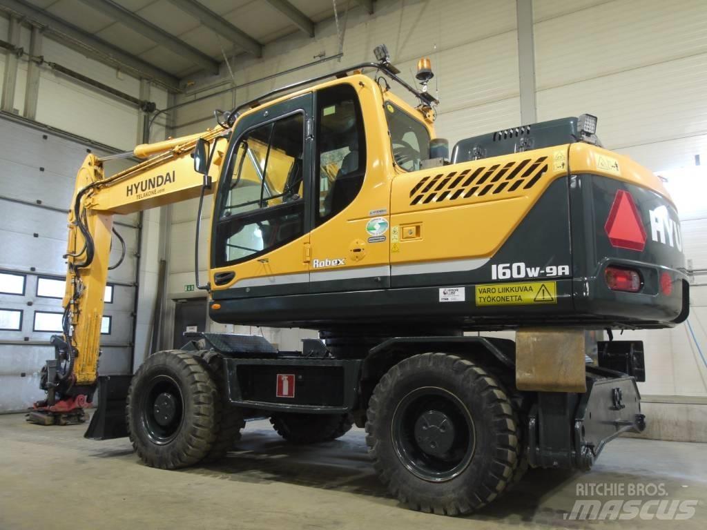 Hyundai R 160 W-9A Ratiniai ekskavatoriai