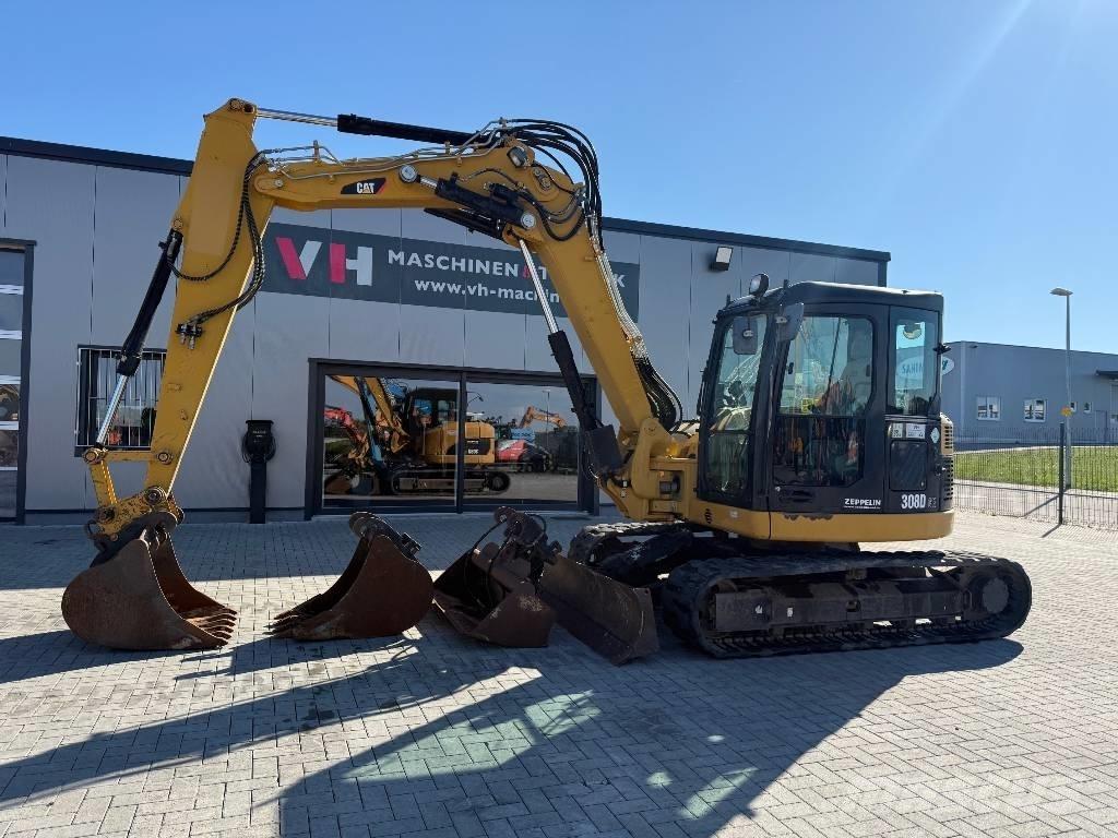 CAT 308 D CR Vidutinės galios ekskavatoriai 7-12 t