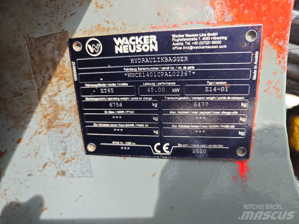Wacker Neuson ET 65 Vikšriniai ekskavatoriai