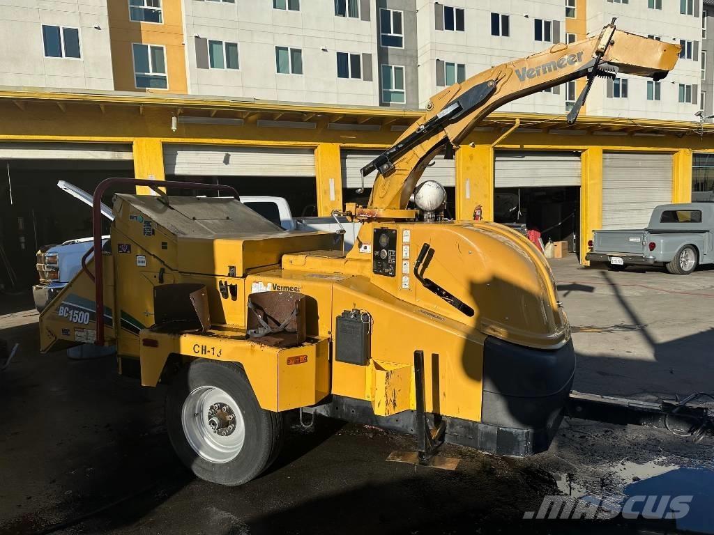 Vermeer BC1500 Medienos smulkintuvai
