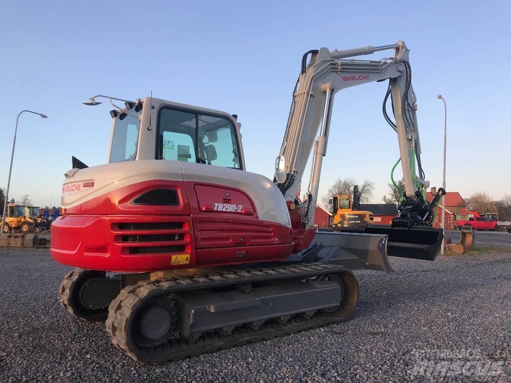 Takeuchi TB290-2 Vidutinės galios ekskavatoriai 7-12 t