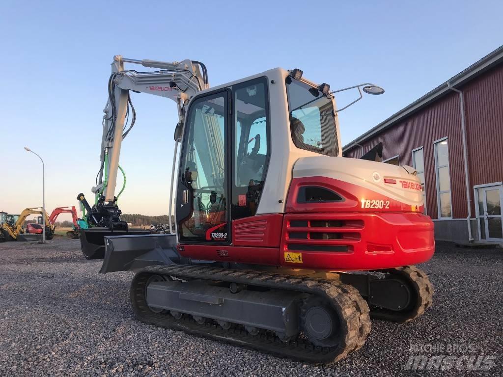 Takeuchi TB290-2 Vidutinės galios ekskavatoriai 7-12 t