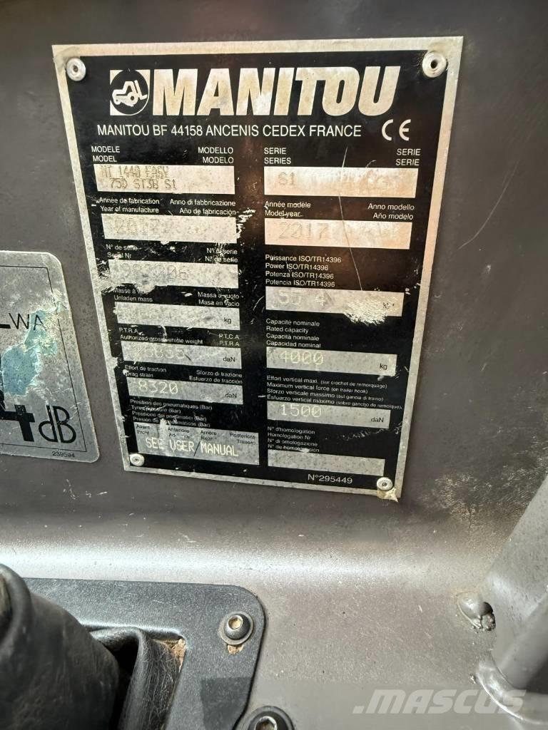 Manitou MT 1440 Teleskopiniai krautuvai