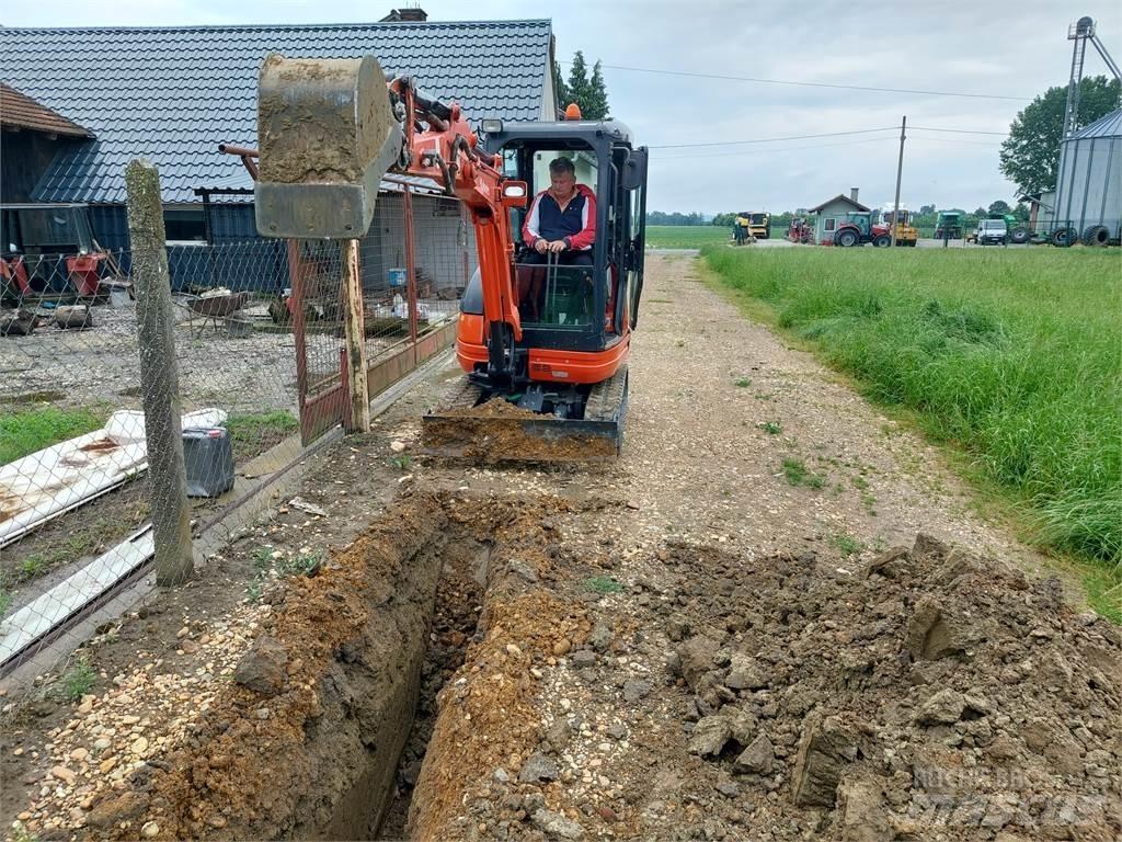 Kubota U20-3A Mini ekskavatoriai < 7 t