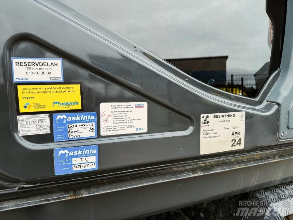Doosan DX170W-5 Ratiniai ekskavatoriai