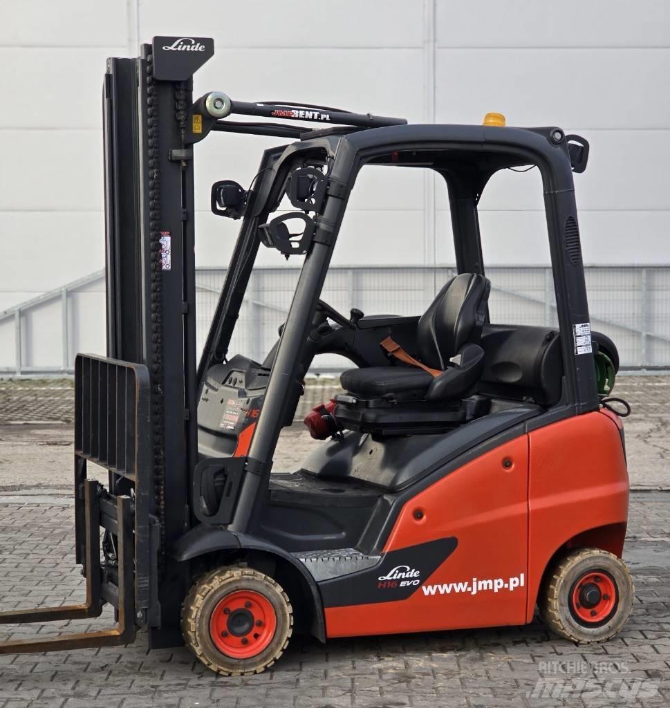 Linde H 16 T - 01 LPG (dujiniai) krautuvai