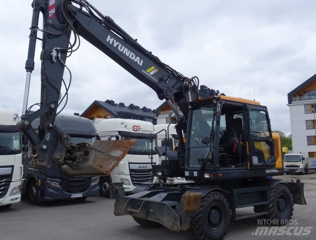 Hyundai HW 170 ACR Ratiniai ekskavatoriai